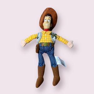 Disney Pixar Toy Story Cowboy Woody Small Doll Plush Plastic Toy 11” Tall
